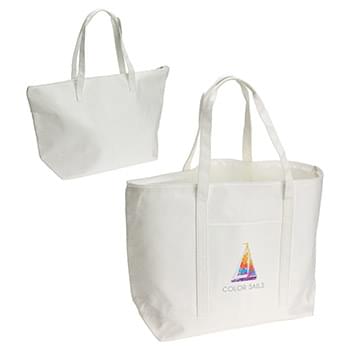 Cutter RPET Canvas Boat Tote White