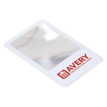 Slimcard Pocket Magnifier White
