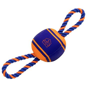 Tug 'N Play Ball & Rope Dog Toy