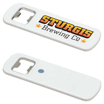 Cheers Bottle Opener with Magnet White