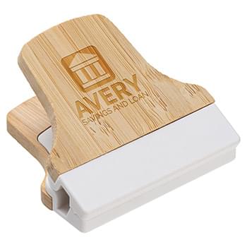 Bamboo Magnetic Power Clip White