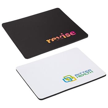 Accent Mouse Pad with Antimicrobial Additive Black