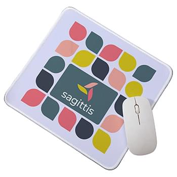 Arista Dye Sublimated Non-Slip Mouse Pad White