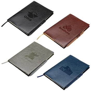 Conclave Refillable Leatherette Journal with Pen