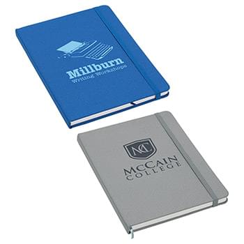 Reprise RPET Textured Journal With Amazing Stone Paper Blue