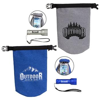 Outdoor Light + Bag Gift Set Blue